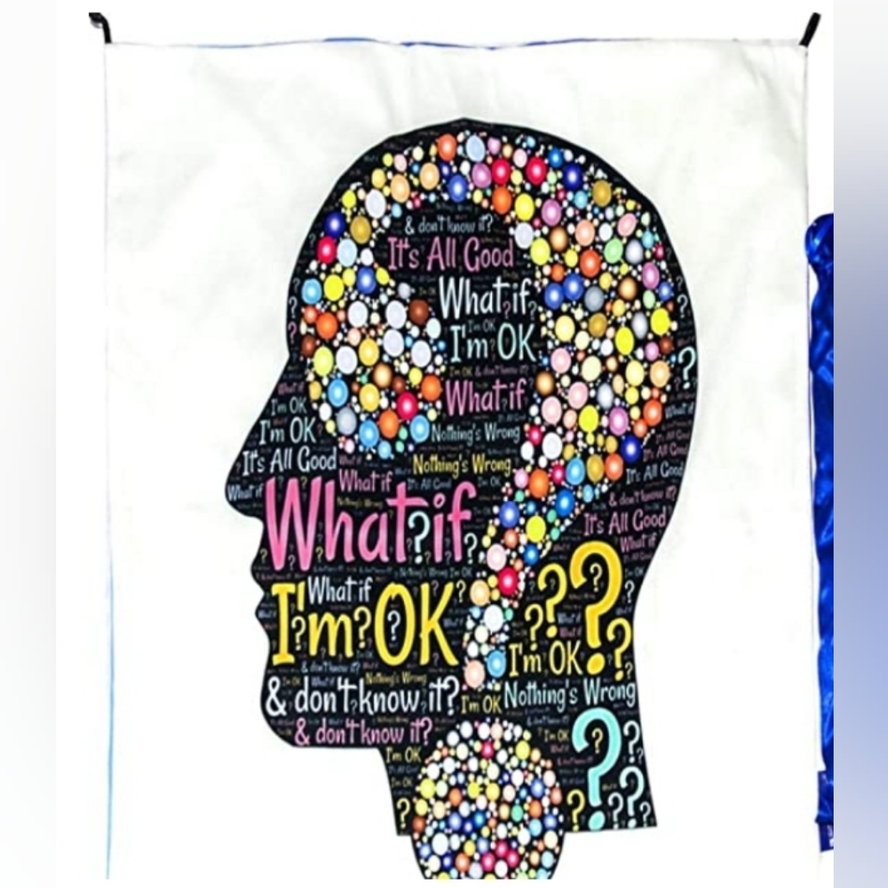 Enlightened Anonymous meditation mat cover